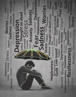 An “umbrella of microRNAs” protects the individual from the “rain” of life stressors/challenges/bad feelings and the associated psychiatric diseases such as depression and anxiety disorders.