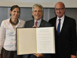 Elisabeth Binder, Charles Nemeroff, Florian Holsboer (v.l.n.r.)