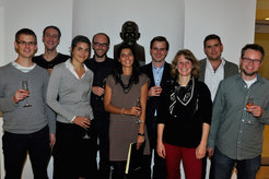 Graduates (from left side): Christian Webhofer, Florian Hladky, Sara Alessia Kiem, Benedikt Bedenk, Maria Letizia Curzi, Boris-Nikolai Konrad, Leonie Herrmann, Alexander Kirschner, Nils Christian Gassen