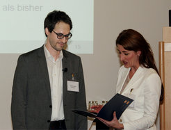 Matthias Auer bei der Preisverleihung.