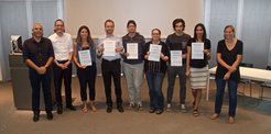 From left: Alon Chen, Martin Keck, Carine Dournes, Immanuel Elbau, Johannes Klaus, Mira Jakovcevski, Stoyo Karamihalev, Tania Carrillo-Roa, Elisabeth Binder