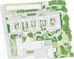 Viel Platz in und um die neue Klinik für bestmögliche Behandlung