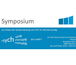 Psychiatrie - quo vadis? Symposium